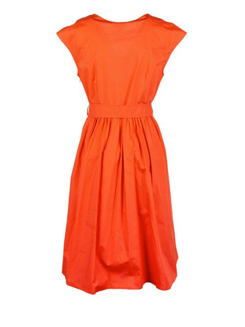 POPLIN SHORT DRESS WOOLRICH | CFWWDR2028FRUT39445534 PAPRIKA